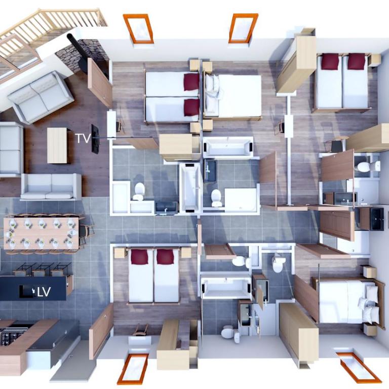 Les Balcons Platinium Val Cenis - Superior Apartment - 4