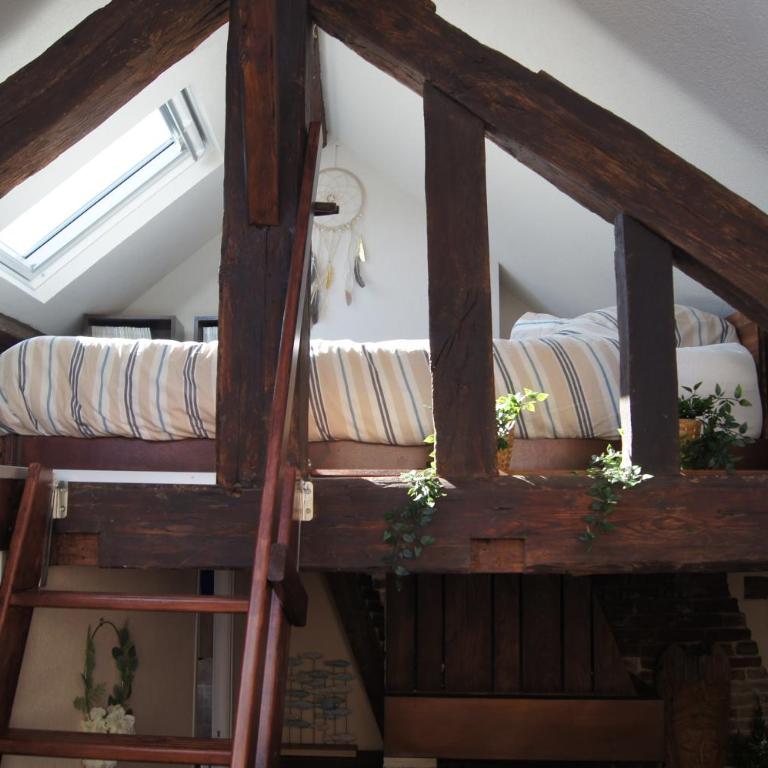 Le perchoir de St-Antoine - Centre historique d'Honfleur avec vue sur le port, jeux, prime, vinyles - Appartement 1 Chambre - 1