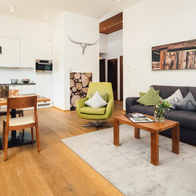 Schneeweiss lifestyle - Apartments - Living - Komfort Apartment mit 1 Schlafzimmer und Terrasse - 6