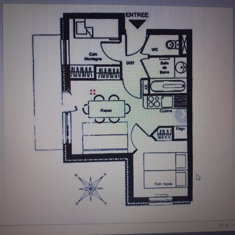 VALFREJUS - Appartement "L'Erable" Les Chalets de Florence 2 - Chaleureux et fonctionnel - plein centre à côté des télécabines - 4 à 7 pers - Appartement 2 Chambres - 41
