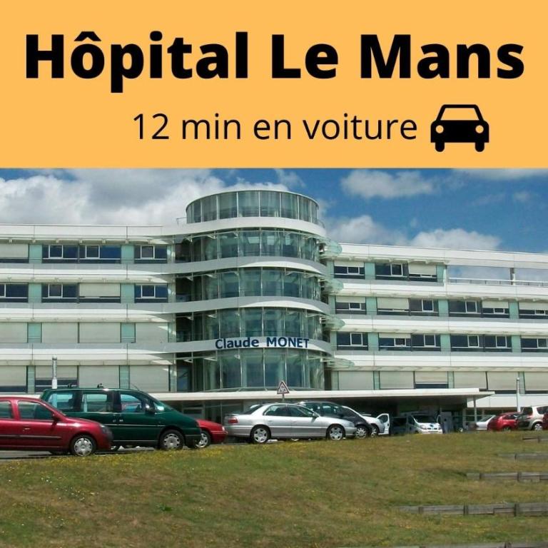 Le Mans - Au Calme - Stationnement Facile - Proche Centre Ville et Gare - Studio avec Canapé-Lit - 18