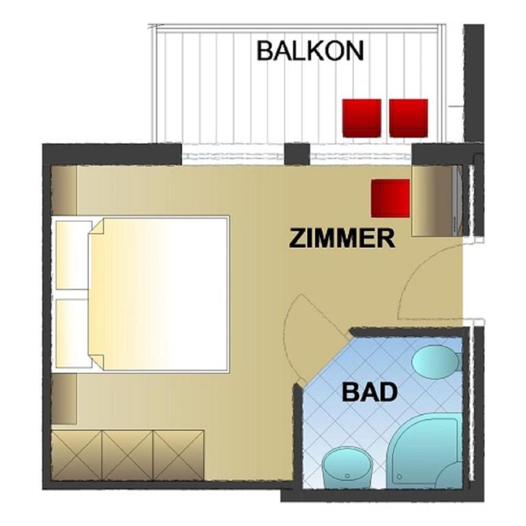 Alpina Wagrain - Standard Doppelzimmer mit Balkon - 5