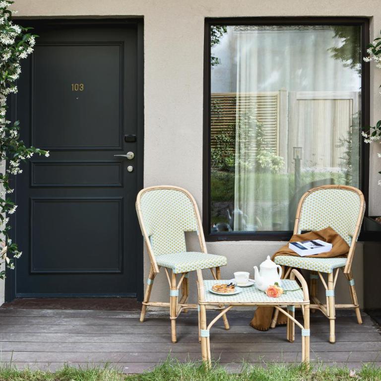 Hôtel Botaniste - Chambre Double ou Lits Jumeaux avec Terrasse - « Aubépine » - Maison Boileau - 39 Rue Boileau - 1