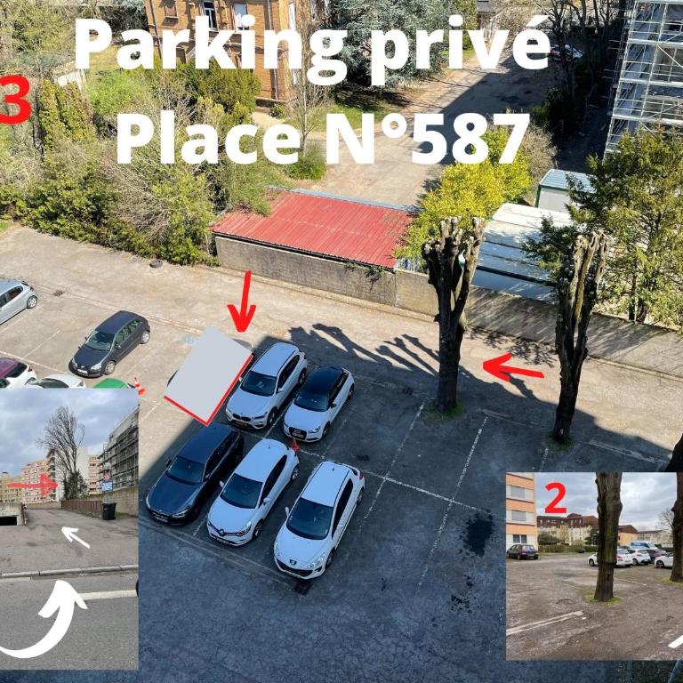 Le petit Manhattan - Appartement privé de 45 m2 - 2 à 4 personnes - Parking privé - Appartement 1 Chambre - 36