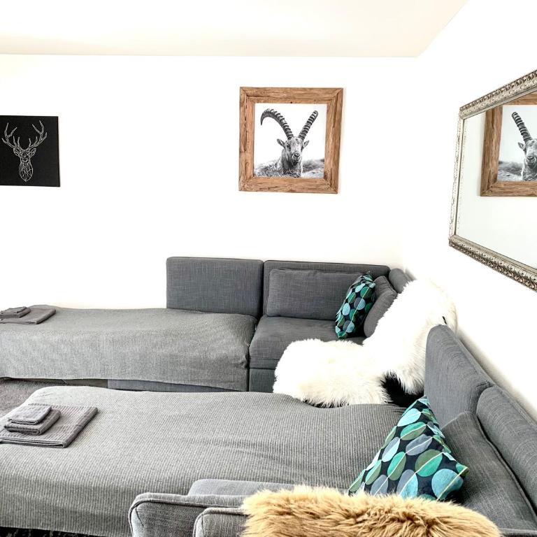Holiday Apartment Gian - close to the Kongresshaus, the ice hockey stadium, cross-country skiing, the Eau-la-la indoor pool and wellness, large supermarket, 2 bus stops, with an indoor garage and fully equipped - Apartment mit 1 Schlafzimmer - 44
