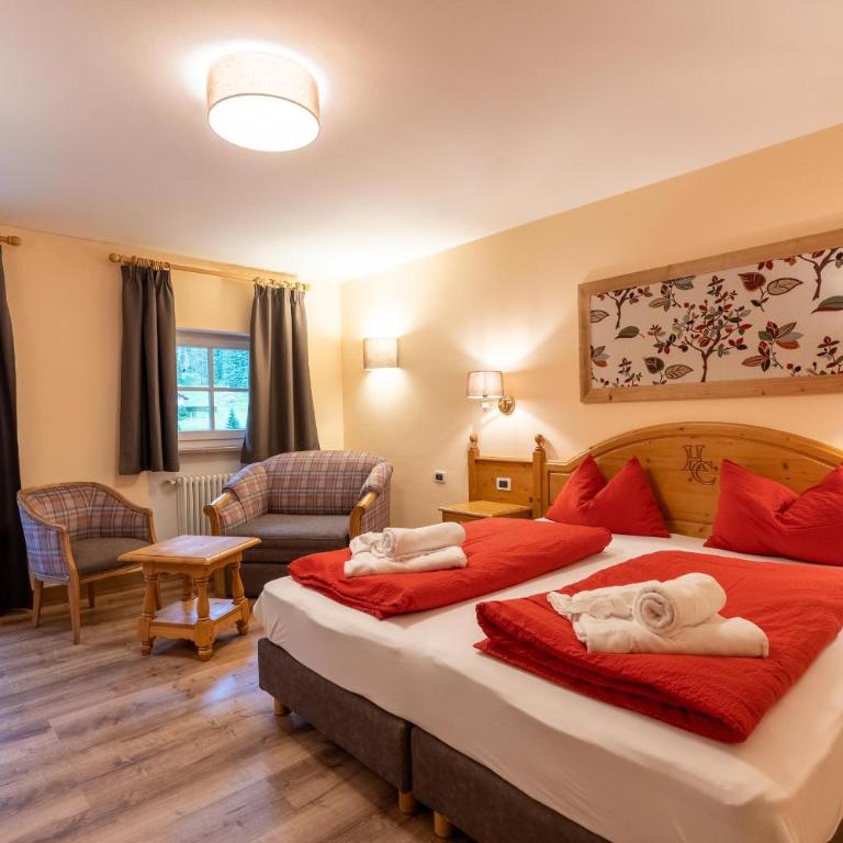 Albergo Conturina - Camera Deluxe Matrimoniale/Doppia con Letti Singoli con Vista Montagna - 1