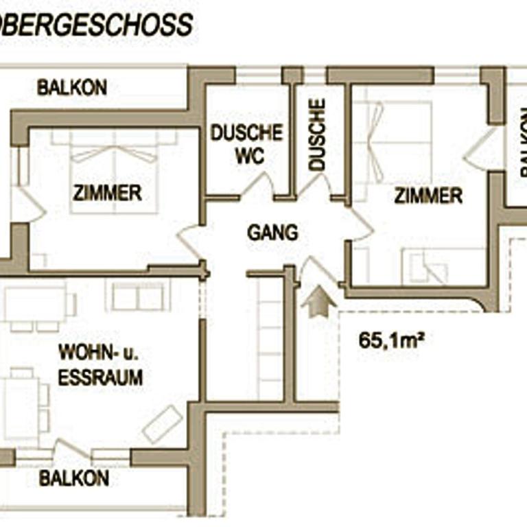 Appartement Sonneck - Apartment mit 2 Schlafzimmern - 20