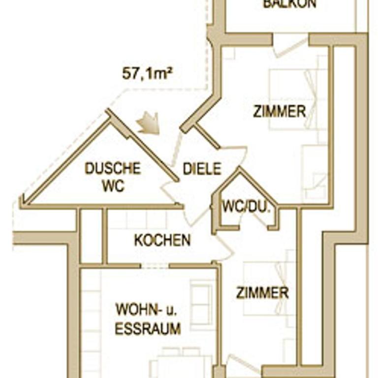 Appartement Sonneck - Apartment mit 2 Schlafzimmern - 14
