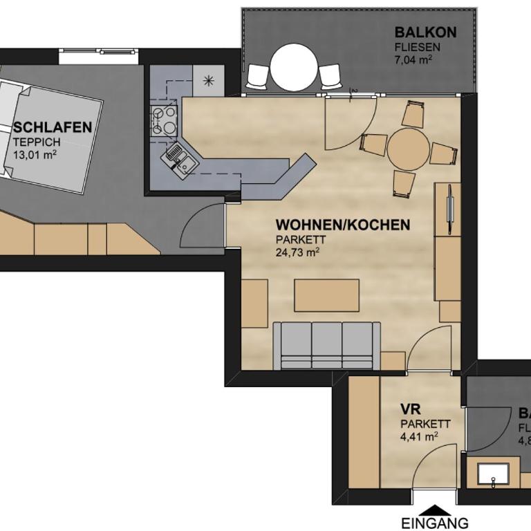 Ski Dome Apartments-Apartment VIVA & Heaven Holiday Chalet - Summercard included - One-Bedroom Apartment with Terrace - separate building Eßreithweg - 13