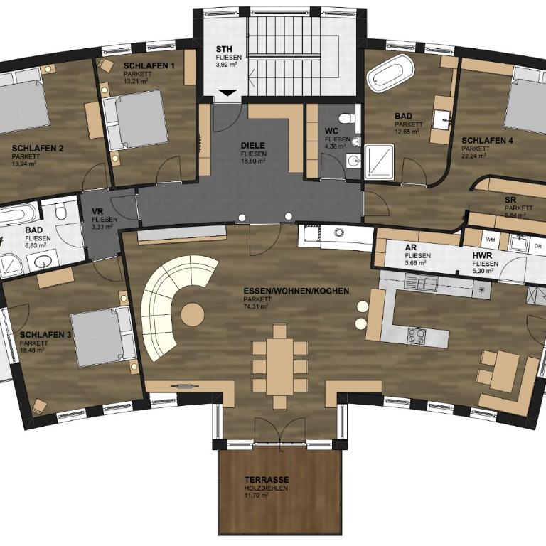 Ski Dome Apartments-Apartment VIVA & Heaven Holiday Chalet - Summercard included - Loft - 13