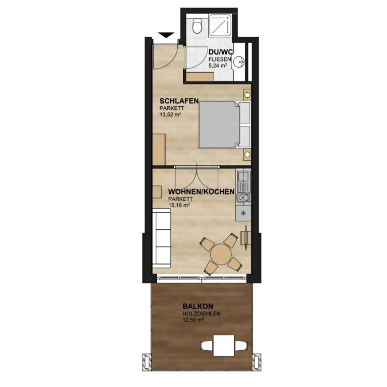 Ski Dome Apartments-Apartment VIVA & Heaven Holiday Chalet - Summercard included - Apartment mit 1 Schlafzimmer und Terrasse - 6