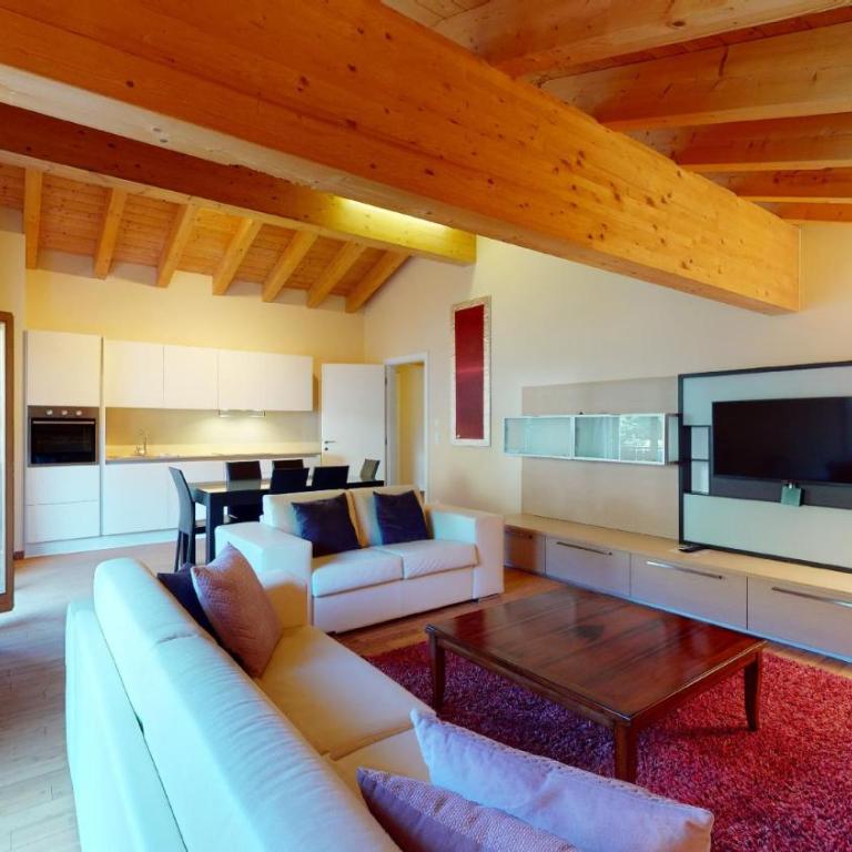 Chesa Seraina Abitaziun Seraina 8 - Tabacco - Madulain - Apartment mit Balkon - 1