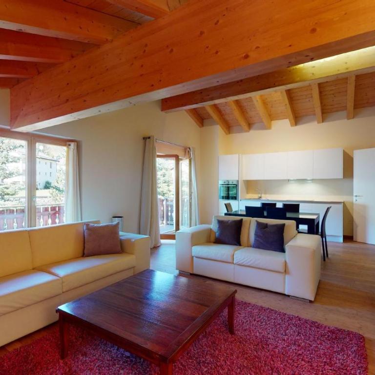 Chesa Seraina Abitaziun Seraina 8 - Tabacco - Madulain - Apartment mit Balkon - 24