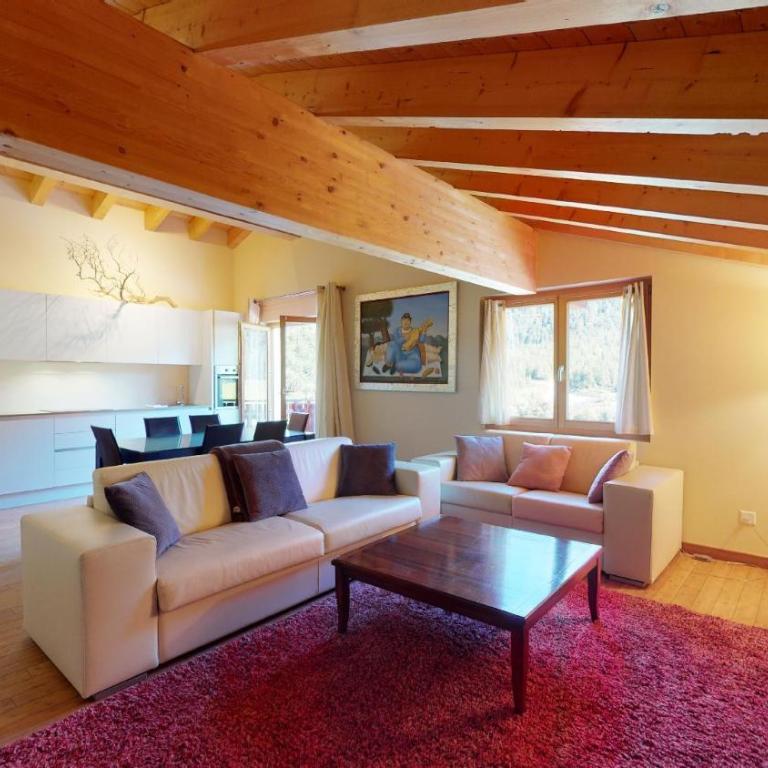 Chesa Seraina Abitaziun Seraina 9 - Mahogany - Madulain - Apartment mit Balkon - 1
