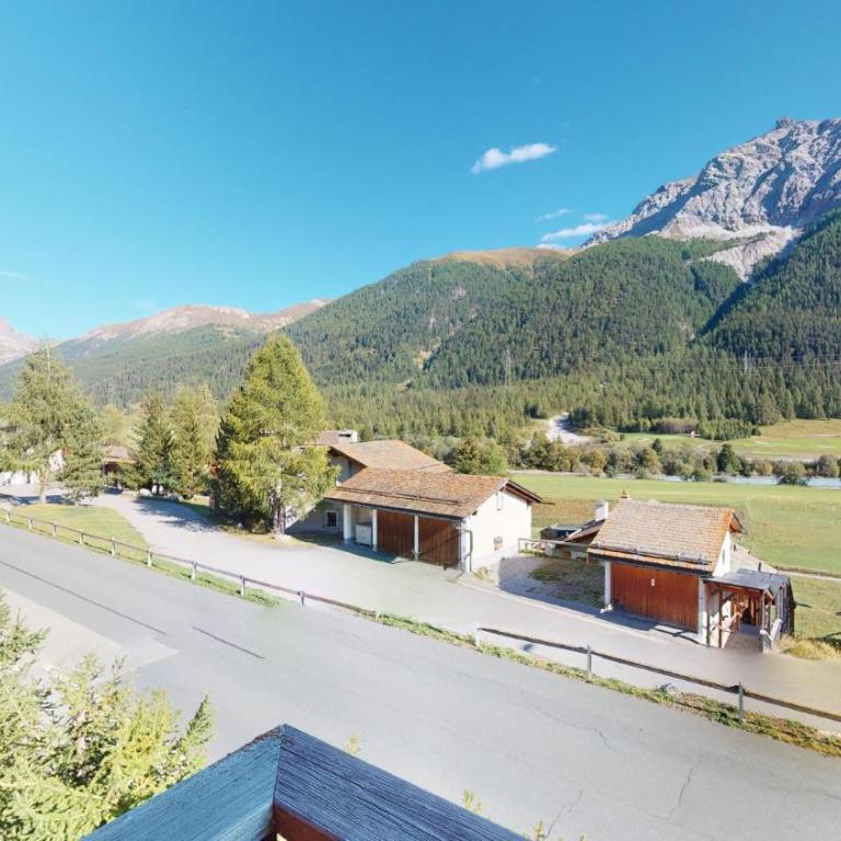 Chesa Seraina Abitaziun Seraina 9 - Mahogany - Madulain - Apartment mit Balkon - 14