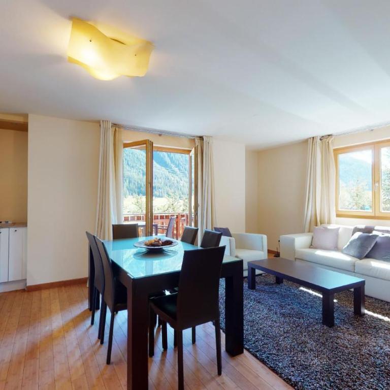 Chesa Seraina Abitaziun Seraina 6 - Amber - Madulain - Apartment mit Balkon - 1