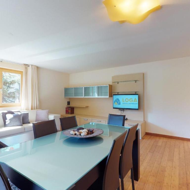 Chesa Seraina Abitaziun Seraina 6 - Amber - Madulain - Apartment mit Balkon - 5