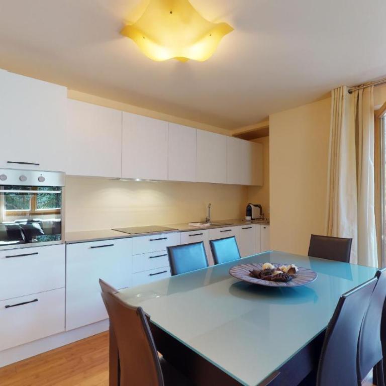 Chesa Seraina Abitaziun Seraina 6 - Amber - Madulain - Apartment mit Balkon - 10