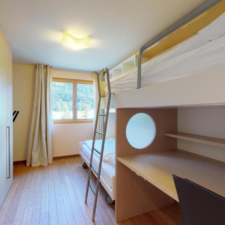 Chesa Seraina Abitaziun Seraina 6 - Amber - Madulain - Apartment mit Balkon - 12