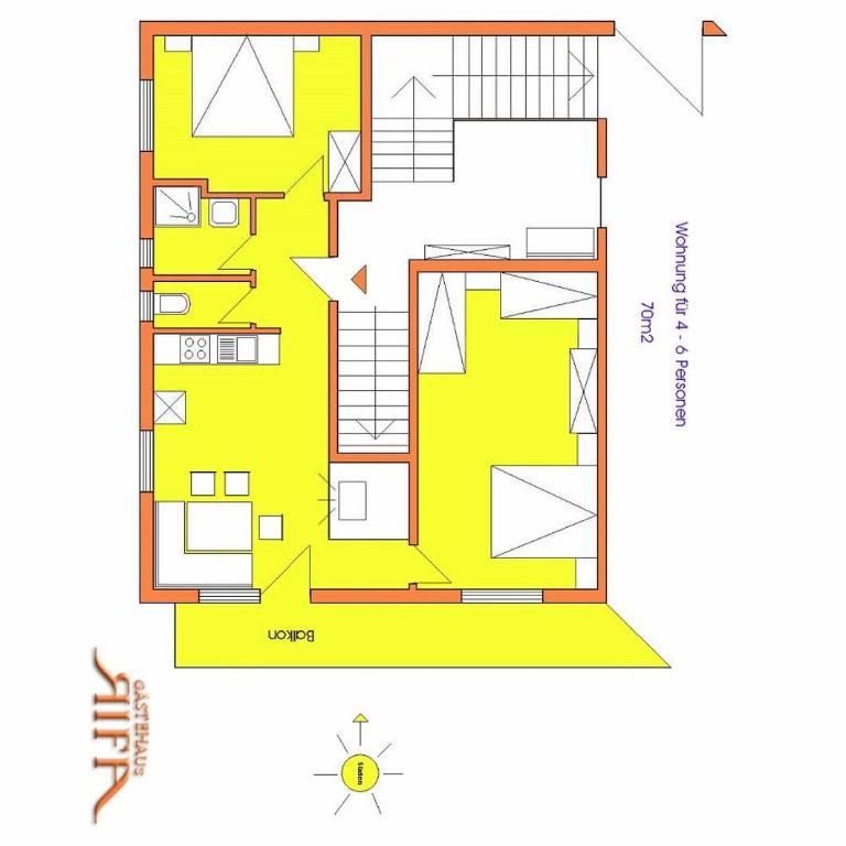 Apartments RIFA - Gaschurn - Apartment mit 2 Schlafzimmern und Dusche - 1