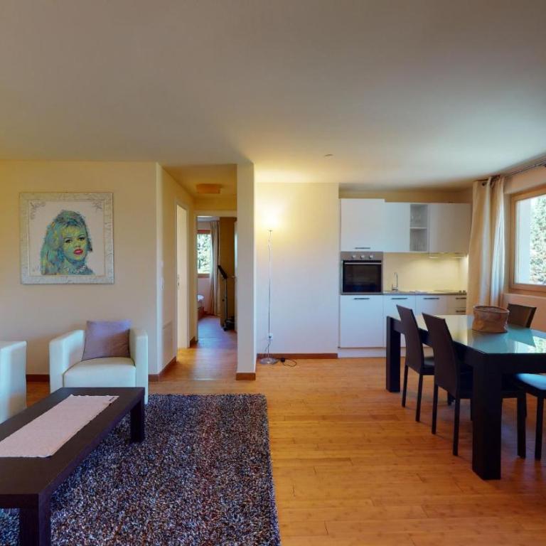 Chesa Seraina Abitaziun Seraina 4 - Sand - Madulain - Apartment mit Balkon - 6