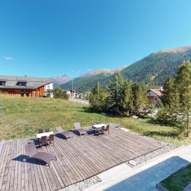 Chesa Seraina Abitaziun Seraina 4 - Sand - Madulain - Apartment mit Balkon - 17