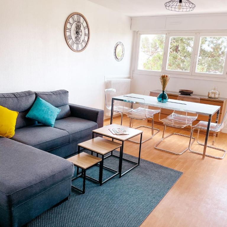 Spacieux appartement avec Balcons, 4 chambres, espace & confort, Centre Gare - Apartment - 2