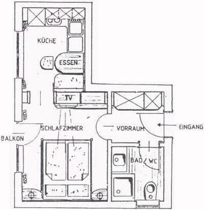 Alpasella Ferienwohnungen - Apartment mit Dusche - 1
