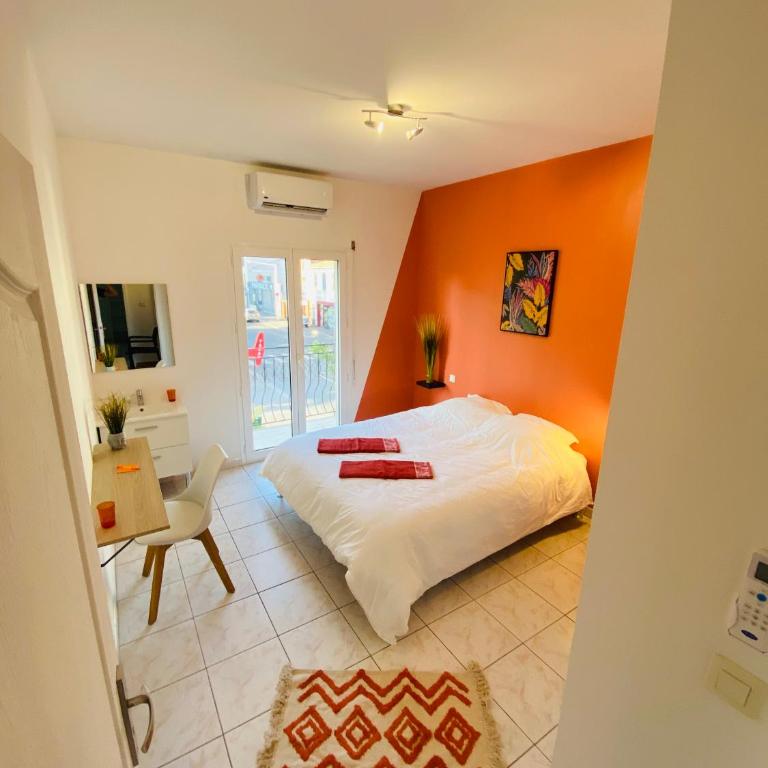 Le Familia,T5 avec terrasse,parking privé et Clim, idéal famille et professionnels - Appartamento - 6