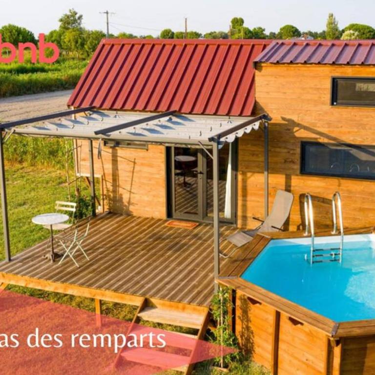 myinsolite - Tiny-house, jacuzzi, brasero, piscine - Chalet 1 Chambre - 64