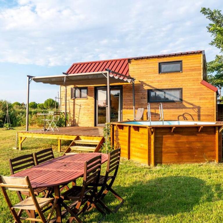 myinsolite - Tiny-house, jacuzzi, brasero, piscine - Chalet 1 Chambre - 39