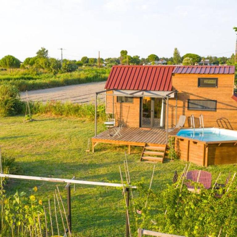 myinsolite - Tiny-house, jacuzzi, brasero, piscine - Chalet 1 Chambre - 49