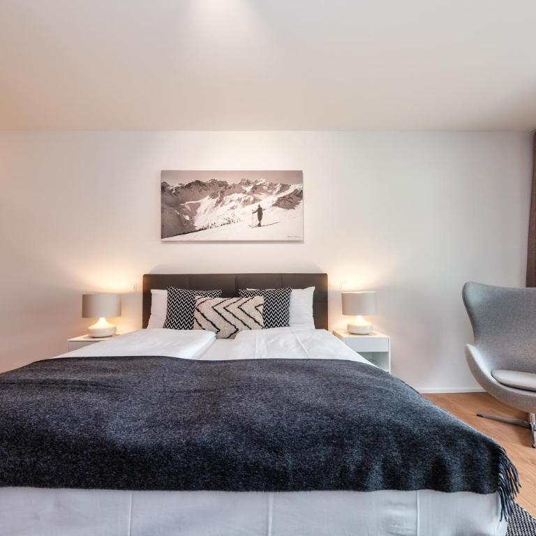 Luxury Davos Apartment for 4 - Panorama Terrace & 5 Star Hotel Spa - Apartment mit Blick auf die Berge - 9