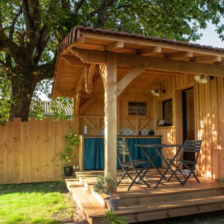Joli chalet en bois à 7 mn des plages du Bassin d'Arcachon - Appartement 1 Chambre - 4