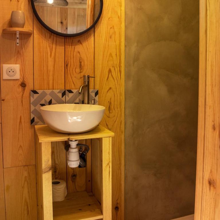 Joli chalet en bois à 7 mn des plages du Bassin d'Arcachon - Appartement 1 Chambre - 9