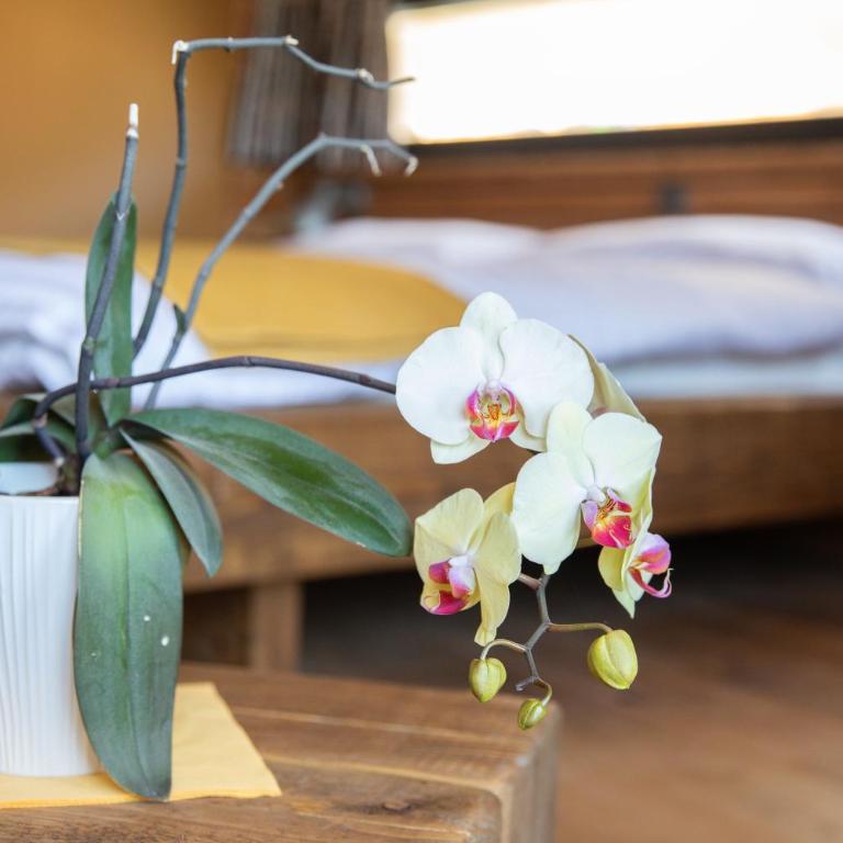 La Tzavane - Zimmer mit Kingsize-Bett und Balkon - 5