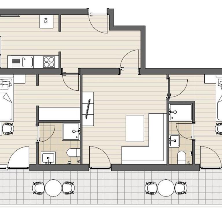 Apart Kofler's Panorama-Zillertal*** - Apartment mit 2 Schlafzimmern - 11