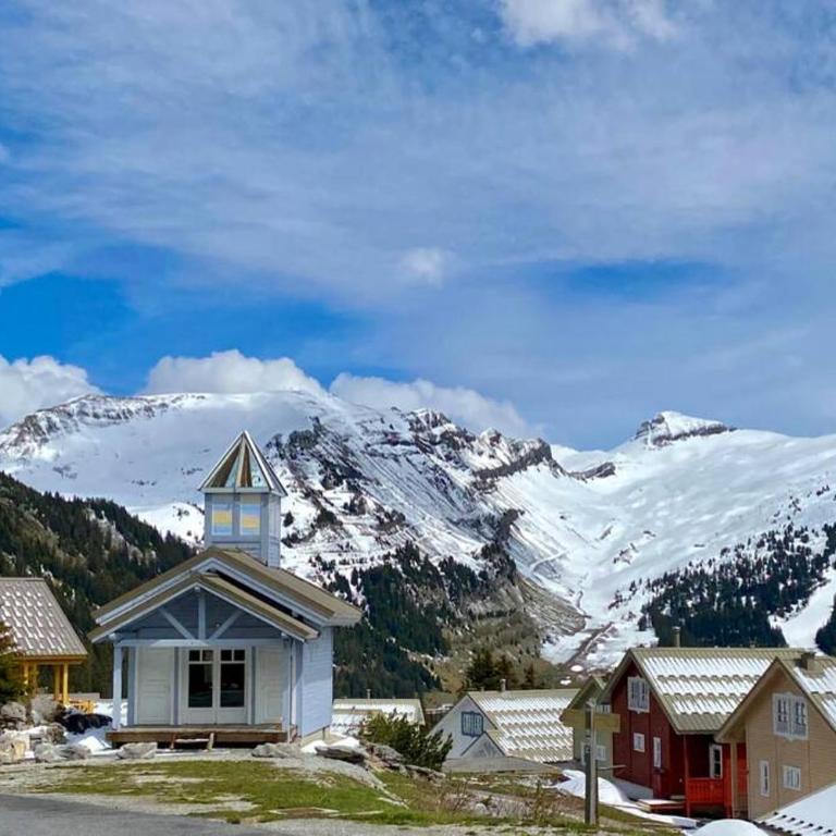 Vue panoramique sur les montagnes plein Sud - T2 Skis aux pieds, Piscine & Spa - Appartement 1 Chambre - 39