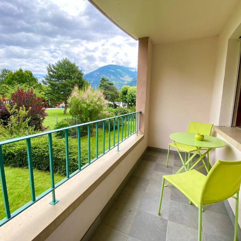 Studios & Appartements famille - Saillon Evasion - Studio mit Gartenblick - 6