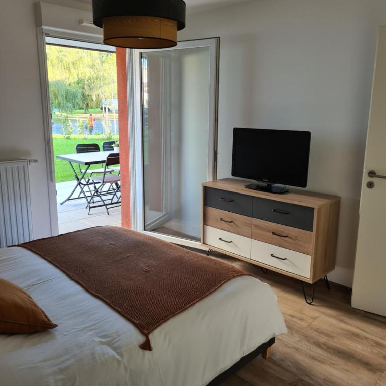 L'instant Léman - T2 3 étoiles à 5min de Thonon et Evian avec terrasse et jardin à 100m du lac - Appartement 1 Chambre - 3
