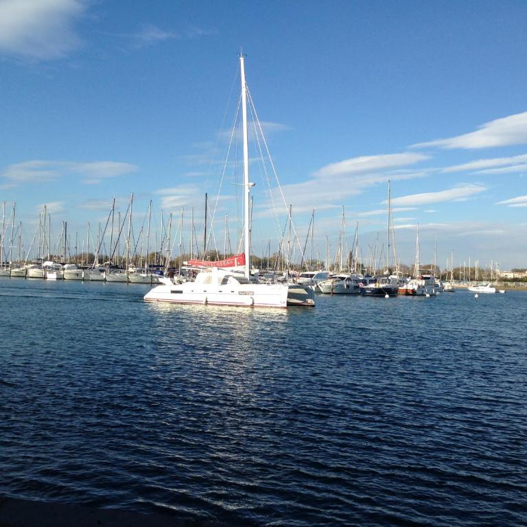Studio - Les pieds dans l'eau agréable en toutes saisons 4 couchages - climatisation - parking privé - piscine sur mer - vue magnifique et rare - situation optimum - Les argonautes - Ile des pêcheurs - Cap d'Agde - One-Bedroom Apartment - 24