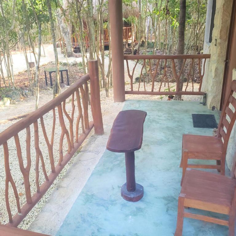 Aldea Maya-Ha Cabañas con cenotes - Standard Bungalow with Fan - 2