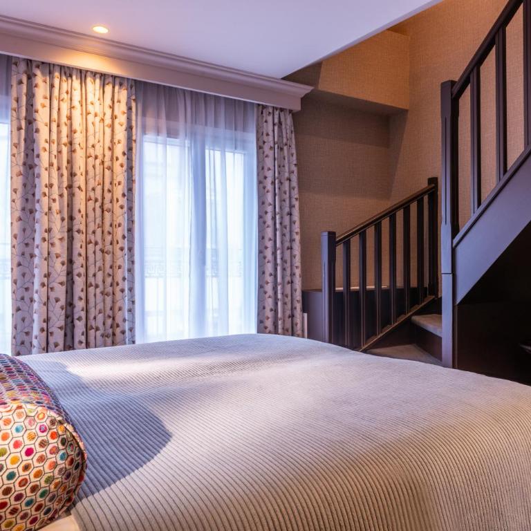 Maison Axel Opéra Paris - Chambre Familiale avec Terrasse - 8