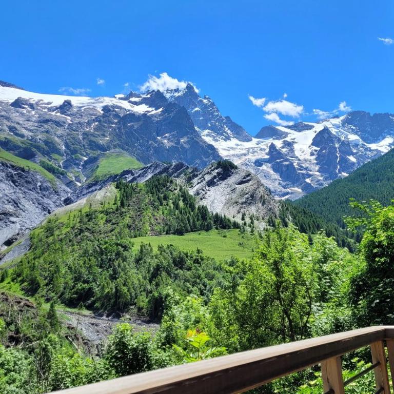 Chalet l'Ecrin, 6 pers, vue panoramique sur la Meije - Chalet - 12