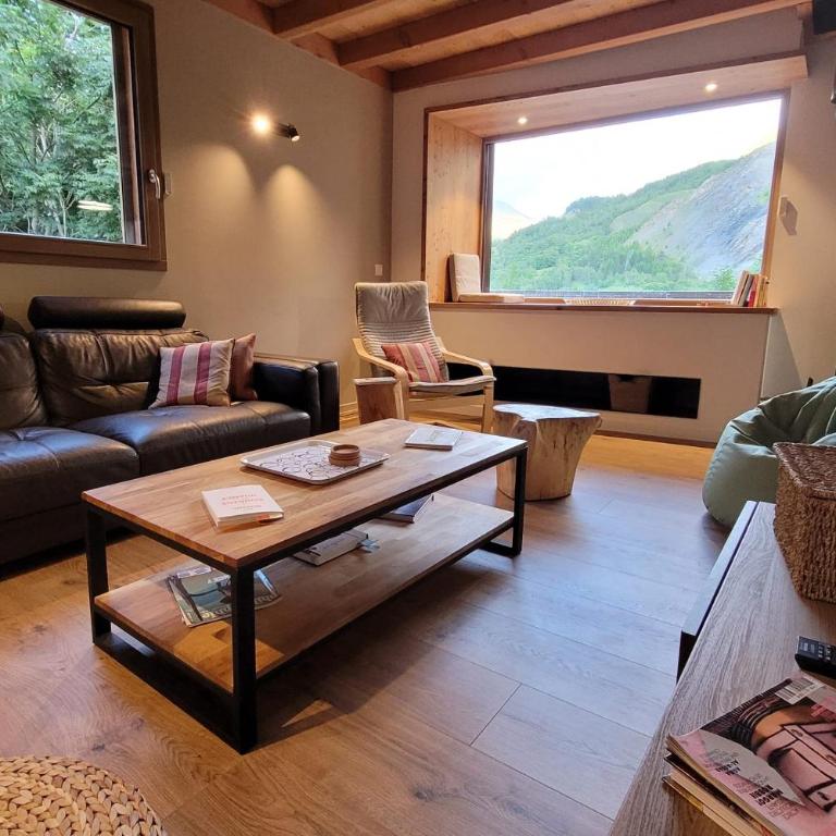 Chalet l'Ecrin, 6 pers, vue panoramique sur la Meije - Chalet - 3