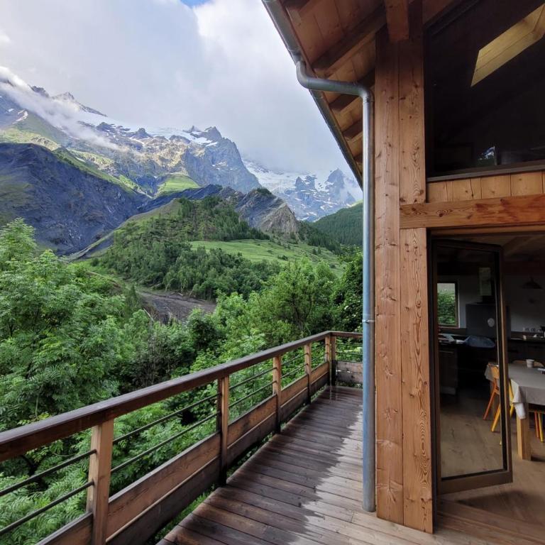 Chalet l'Ecrin, 6 pers, vue panoramique sur la Meije - Chalet - 11