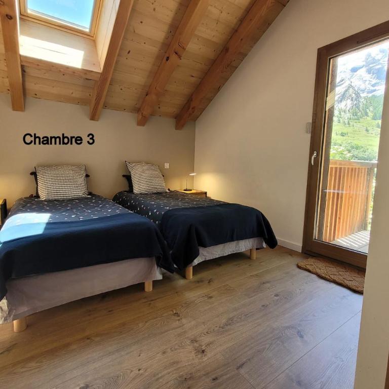Chalet l'Ecrin, 6 pers, vue panoramique sur la Meije - Chalet - 21