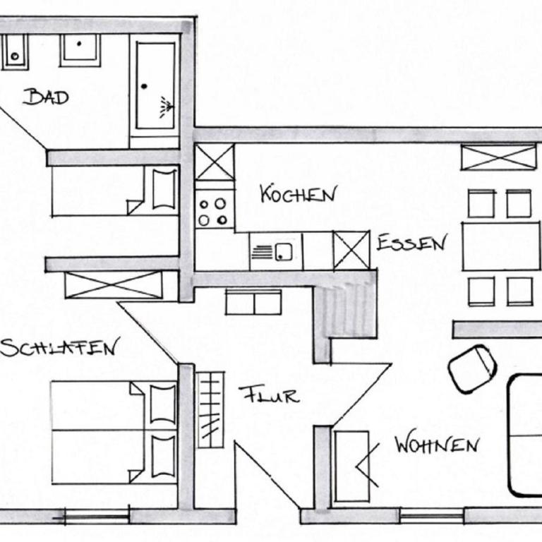 Wohlfühl-Ferienwohnung Sonja - Apartment mit 1 Schlafzimmer - 8