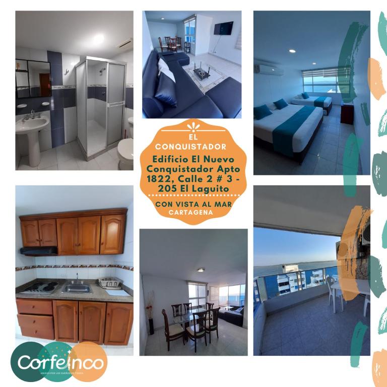 Apartamento en Cartagena Edificio El conquistador Sector el Laguito - By Corfeinco - Apartamento de 2 dormitorios - 1