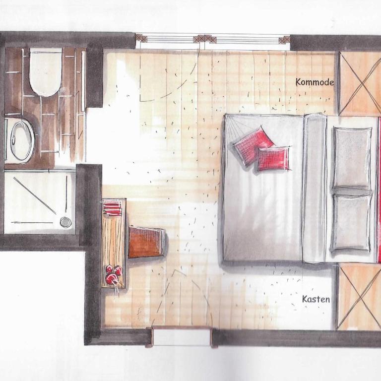 Naturpension Mühlhof - Doppelzimmer mit Balkon - 4